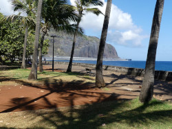 Photo de la plage du Barachois à l'île de La Réunion