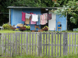 Photo d'une case créole à Saint-André dans l'île de La Réunion