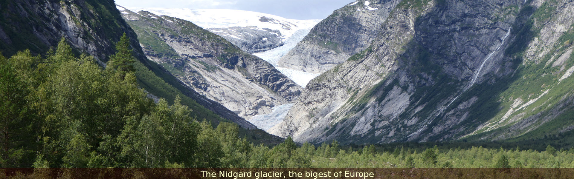 The Nidgard glacier, Norway