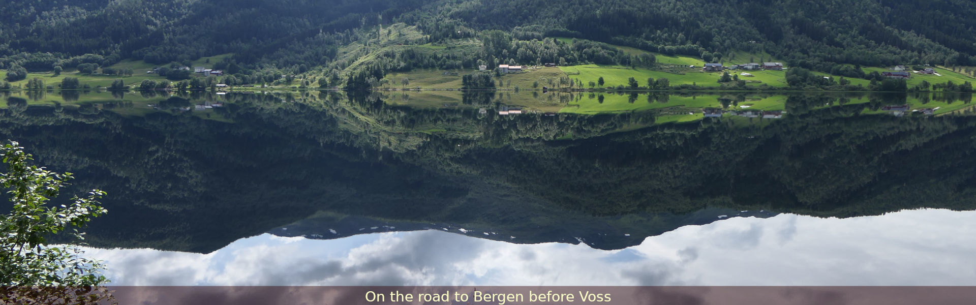 On the road to Bergen before Voss, Norway