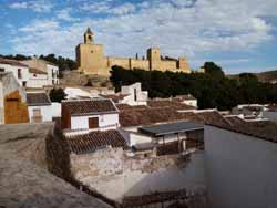 Antequera, vue sur le château