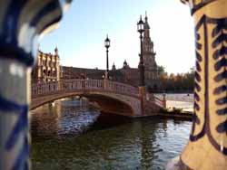 Place d'Espagne à Seville.