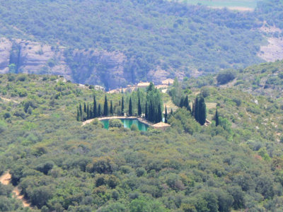 Las Balsas de Basacol en contrebas sont de plus en plus petites, Aragon, Espagne. | Cliquer pour agrandir