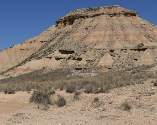 Photo du désert de Las Bardenas Reales, Navarre, Espagne. | Cliquer pour agrandir