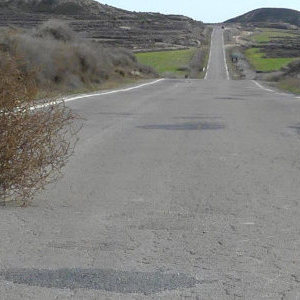 Photo qui montre la route de Valfarta, Aragon, Espagne | Cliquer pour agrandir