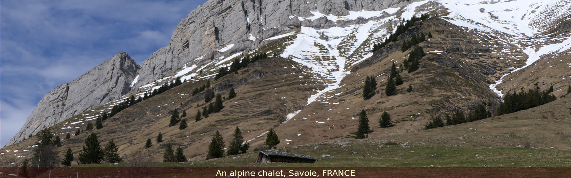 An alpine chalet, Savoie, FRANCE