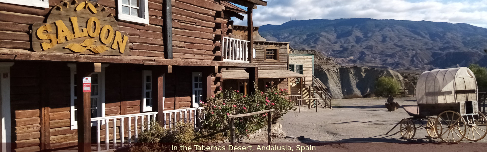 In the Tabernas Desert, Andalusia, Spain.