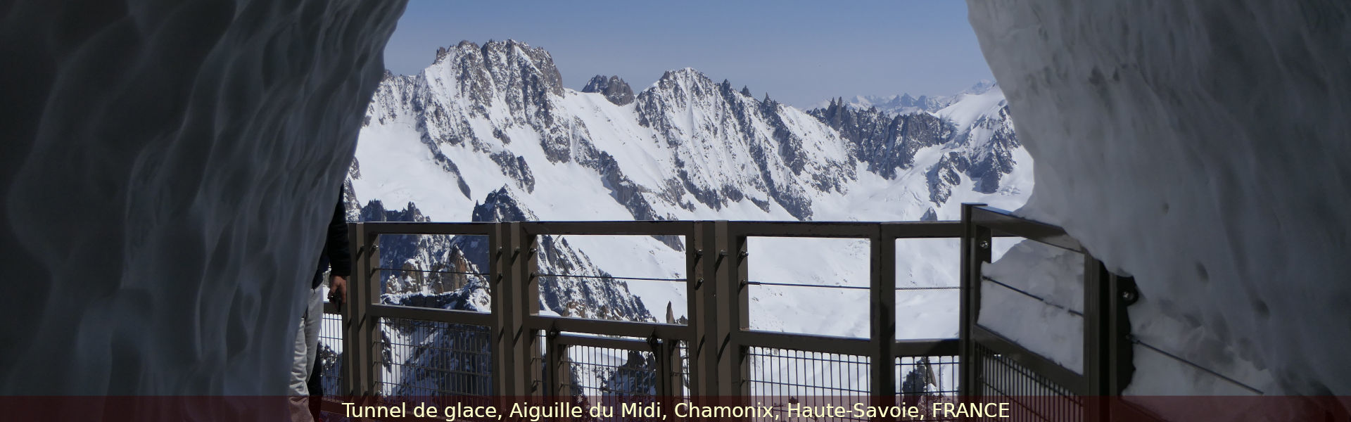 Tunnel de glace, Aiguille du Midi, Chamonix, Haute-Savoie, FRANCE