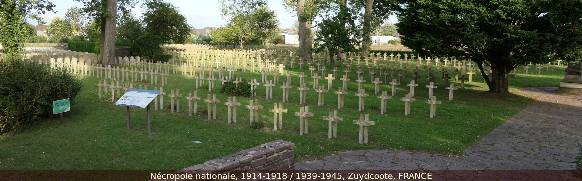 Nécropole nationale, 1914-1918 / 1939-1945, Zuydcoote, FRANCE