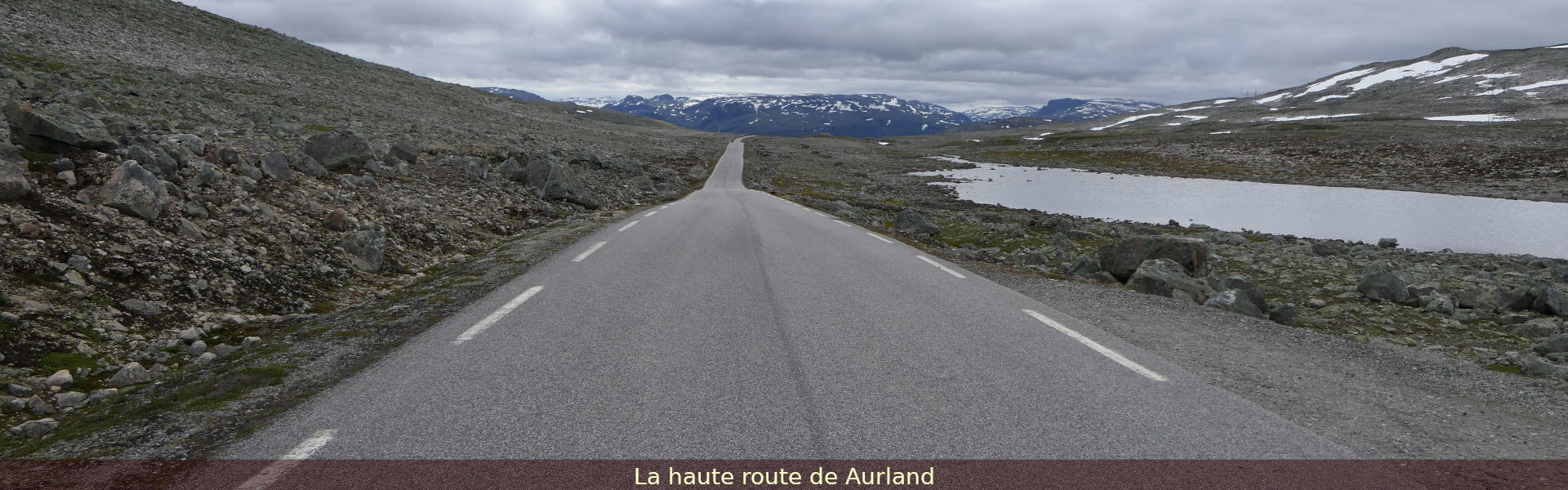 La haute route de Aurland, Norvège